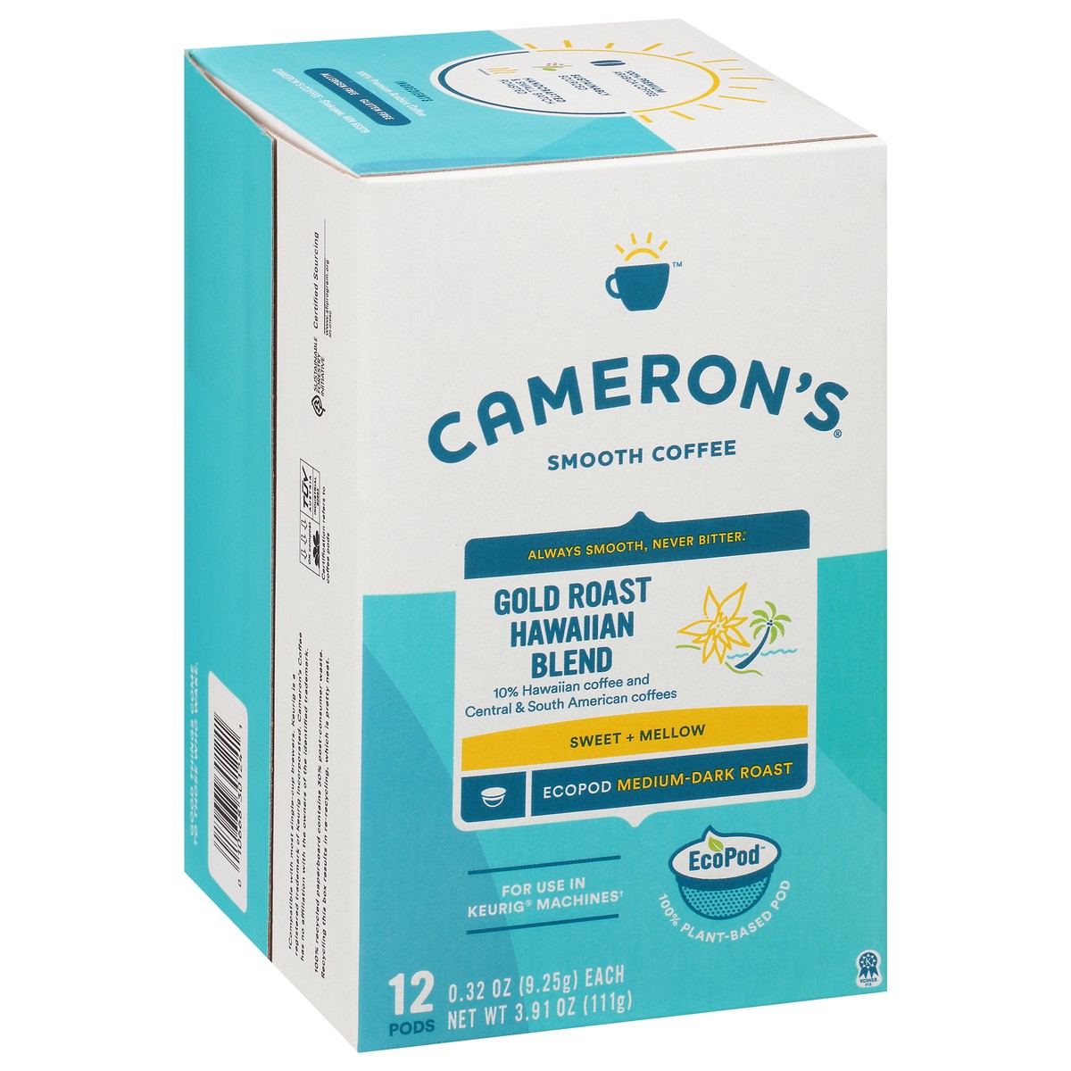 slide 3 of 9, Cameron's Hawaiian Blend Coffee Pods - 12 ct, 12 ct