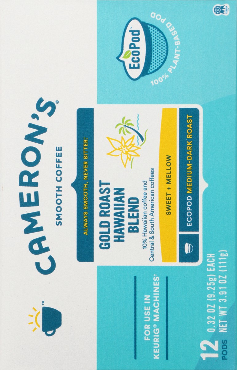 slide 5 of 9, Cameron's Hawaiian Blend Coffee Pods - 12 ct, 12 ct