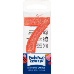 DecoPac Seven Birthday Candle Cake Decoration - Pink