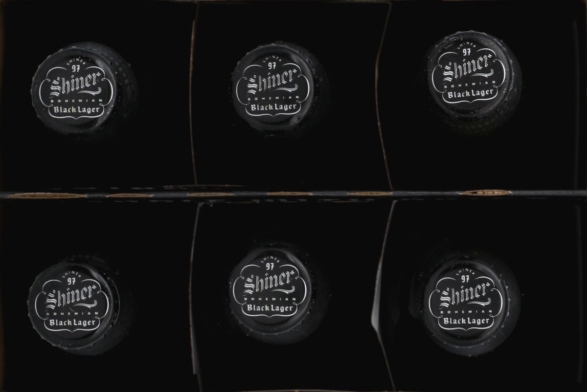 slide 5 of 5, Shiner Black Lager Beer, Shiner Craft Beer, 6 Pack, 12 fl oz Bottles, 4.9% ABV, 12 fl oz