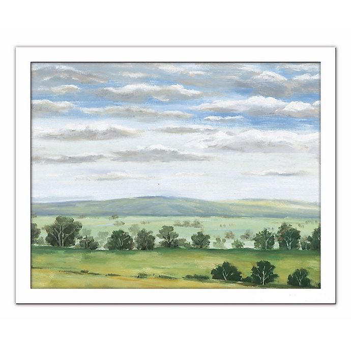 slide 1 of 1, Designs Direct Green Countryside Landscape Canvas Wall Art, 24.33 in x 30.33 in