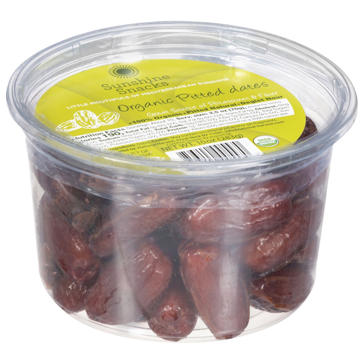 slide 5 of 13, Sunshine Snacks Organic Pitted Dates 10 oz, 10 oz
