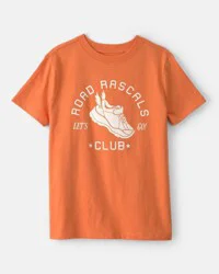 Carter's Boys Sneaker Graphic Tee - Orange Burnt Orange XL