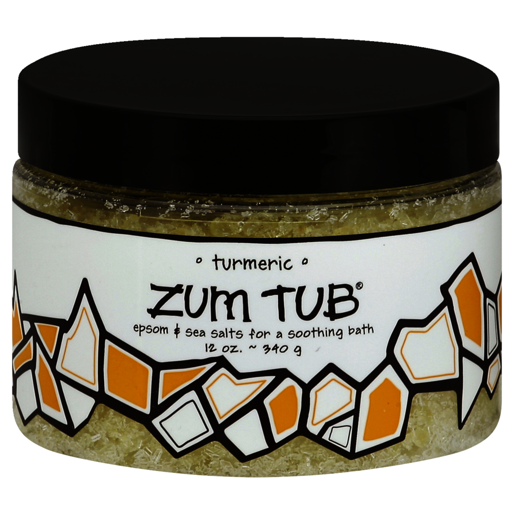 slide 1 of 1, Zum Tub Turmeric Epsom & Sea Salts, 12 oz