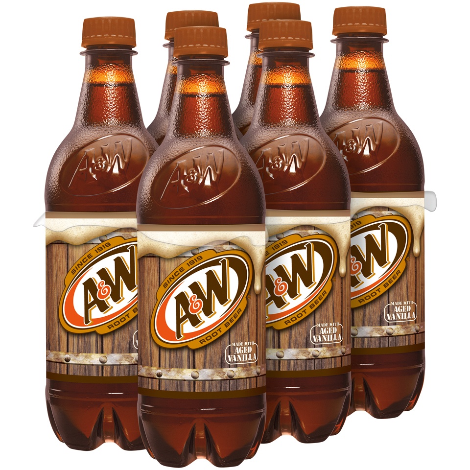 slide 2 of 3, A&W Root Beer Bottles, 6 ct; 1/2 liter