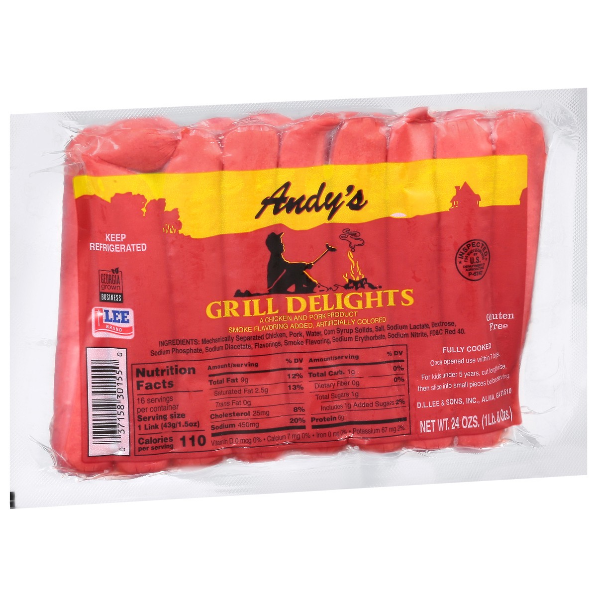 slide 3 of 12, Andy's Grill Delights Hot Dogs 24 oz, 24 oz