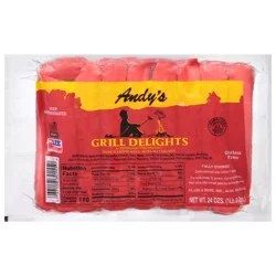 Andy's Grill Delights Hot Dogs 24 oz