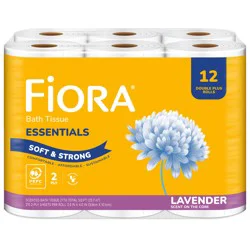 Fiora Essentials Soft & Strong Lavender Bath Tissue - 12 Each