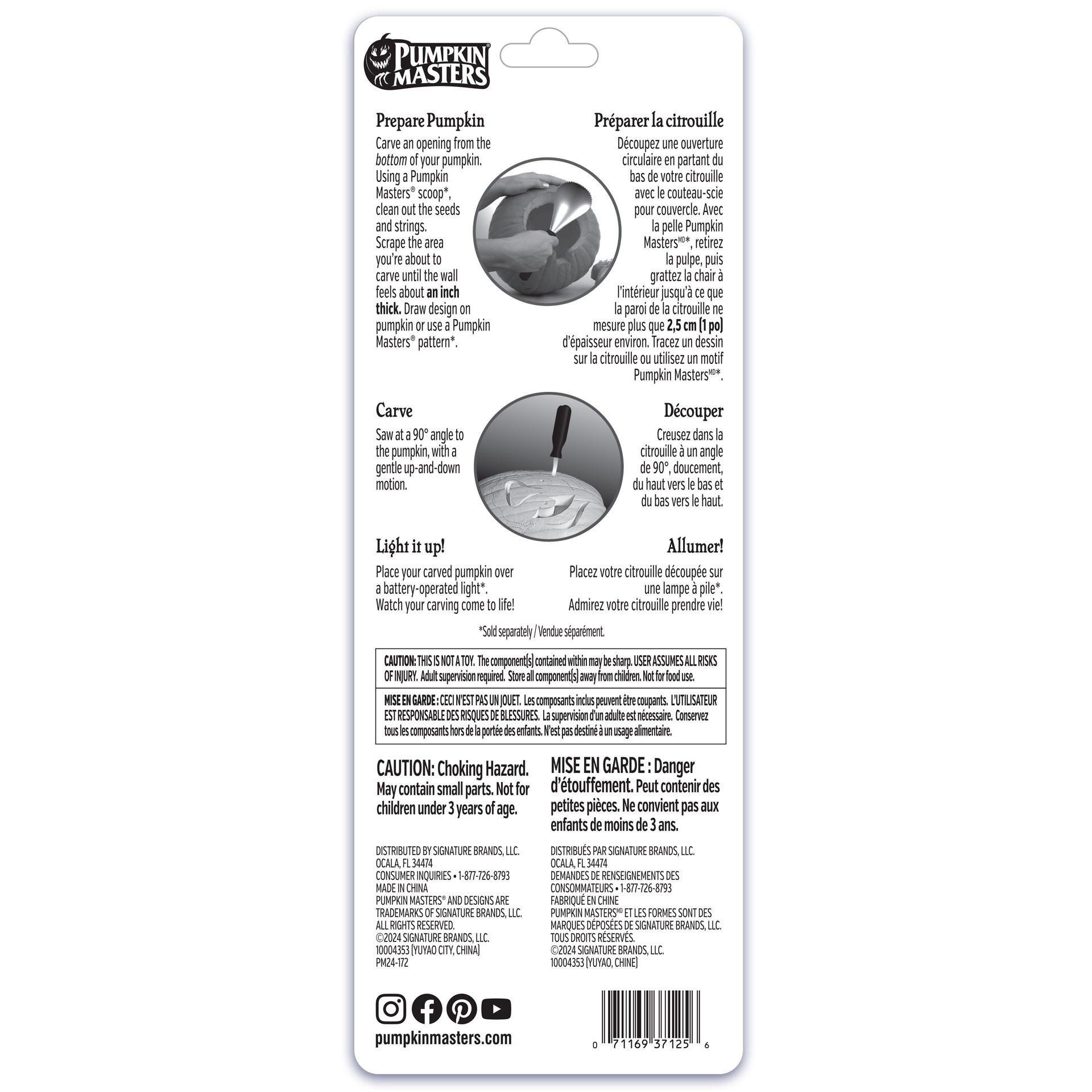 slide 4 of 5, Pumpkin Masters 2 Piece Premium Carving Tool Set, 2 ct