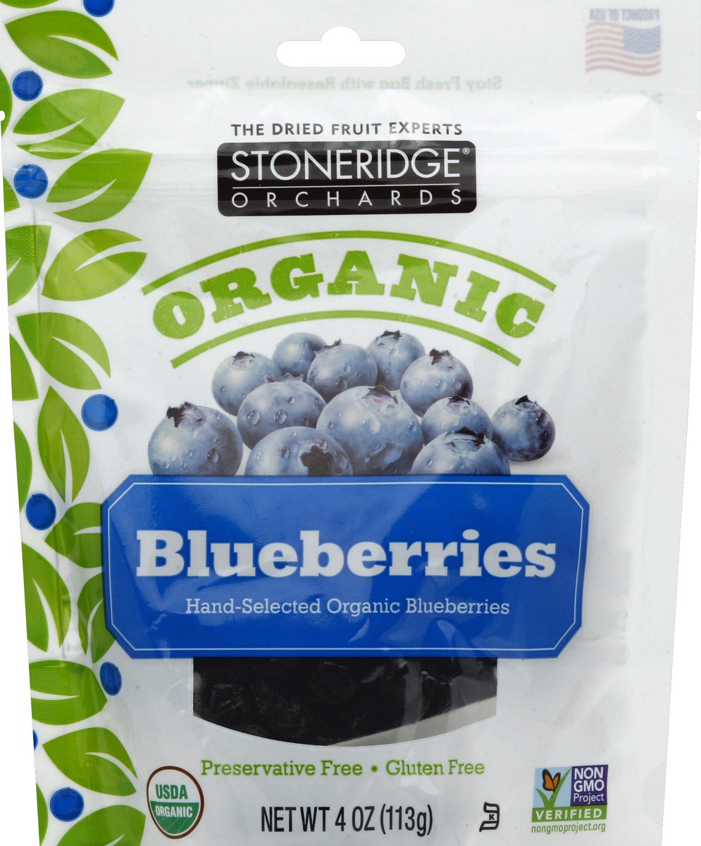 slide 3 of 7, Stoneridge Orchards Blueberries Dried Organic, 4 oz