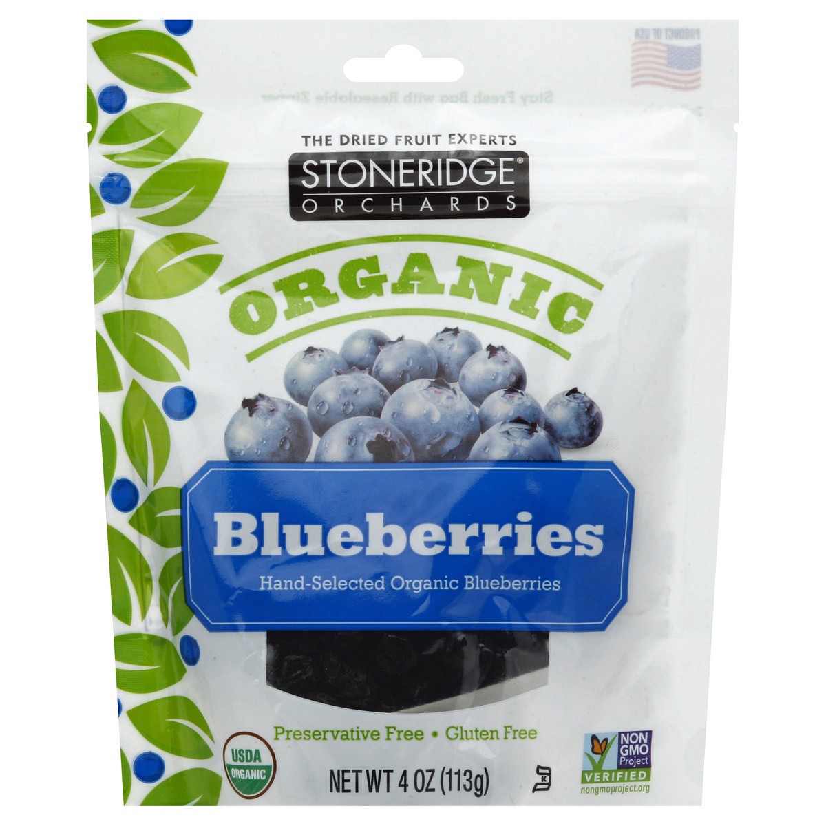 slide 1 of 7, Stoneridge Orchards Blueberries Dried Organic, 4 oz