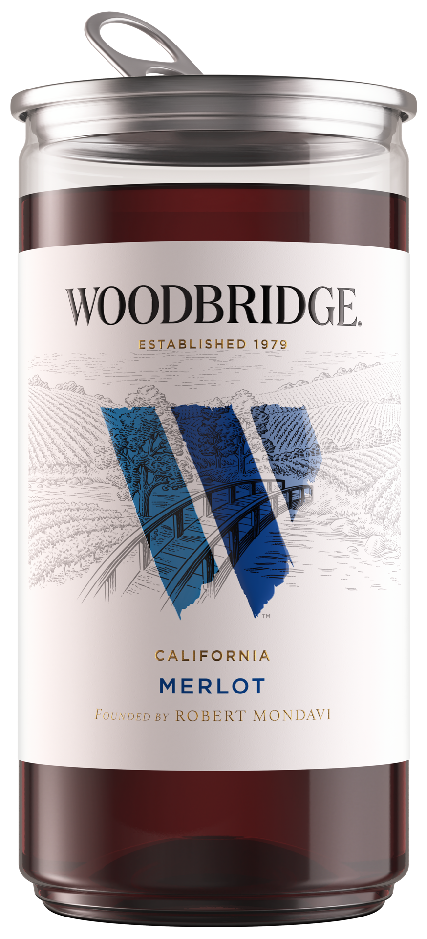 Woodbridge by Robert Mondavi Merlot Red Wine, 187 mL Can 6.32 fl oz