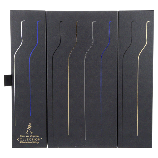 slide 4 of 5, Johnnie Walker 200mL Discovery Pack with Blue Label, 18 Year Old, Gold Label Reserve, Black Label, 200 ml