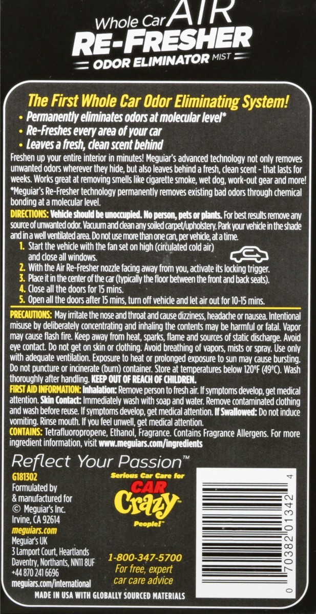 slide 8 of 11, Meguiar's Car Air Fresher, 2 oz