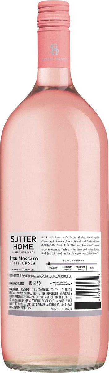 slide 2 of 4, Sutter Home California Pink Moscato 1.5 lt, 1.50 liter