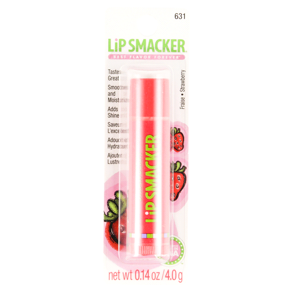 slide 1 of 2, Lip Smacker Strawberry Lip Balm 0.14 oz, 0.14 oz