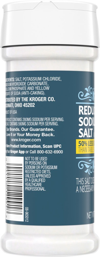 slide 3 of 4, Kroger Reduced Sodium Salt 7.65 Oz, 7.65 oz