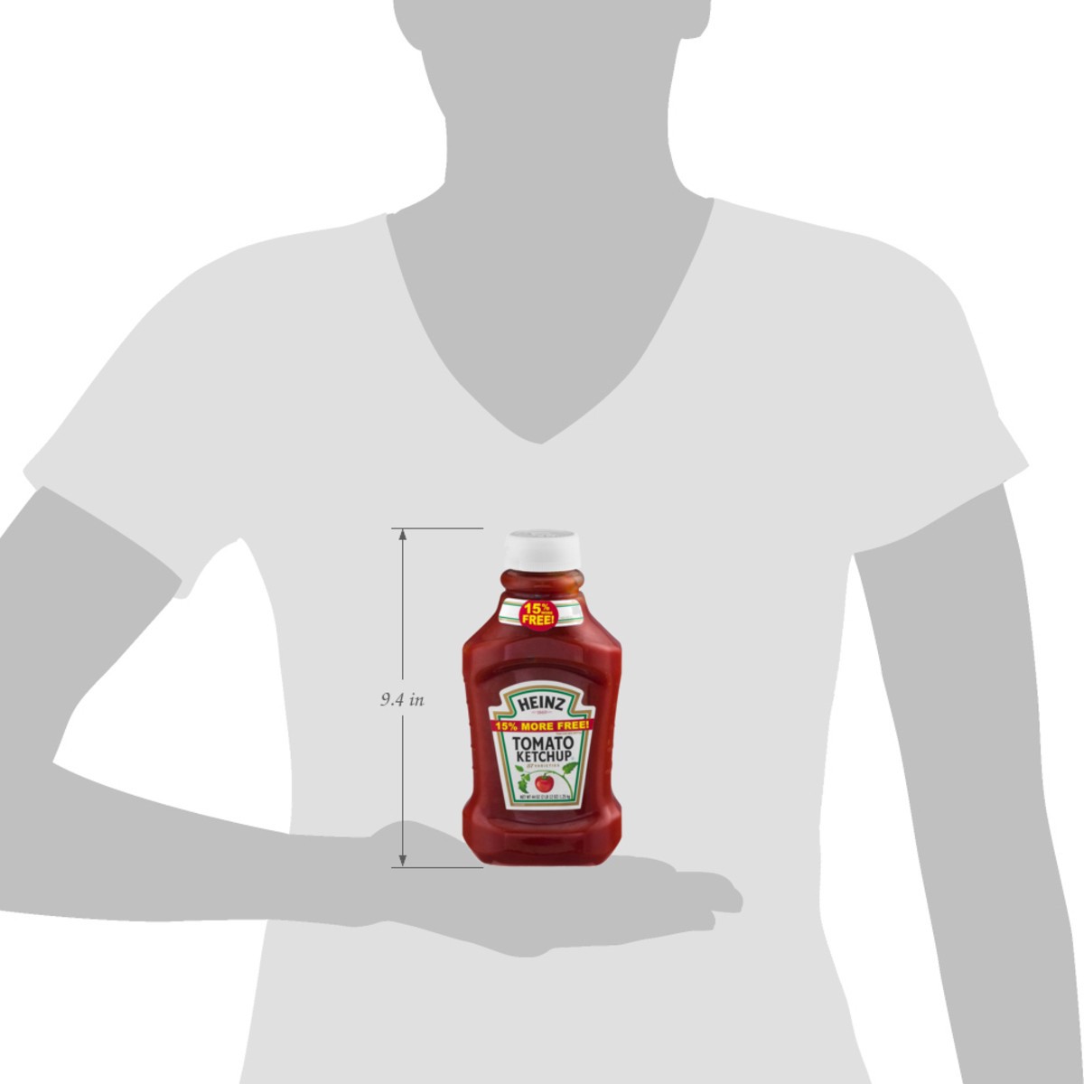 slide 3 of 13, Heinz Tomato Ketchup Easy Squeeze Bottle, 44 oz