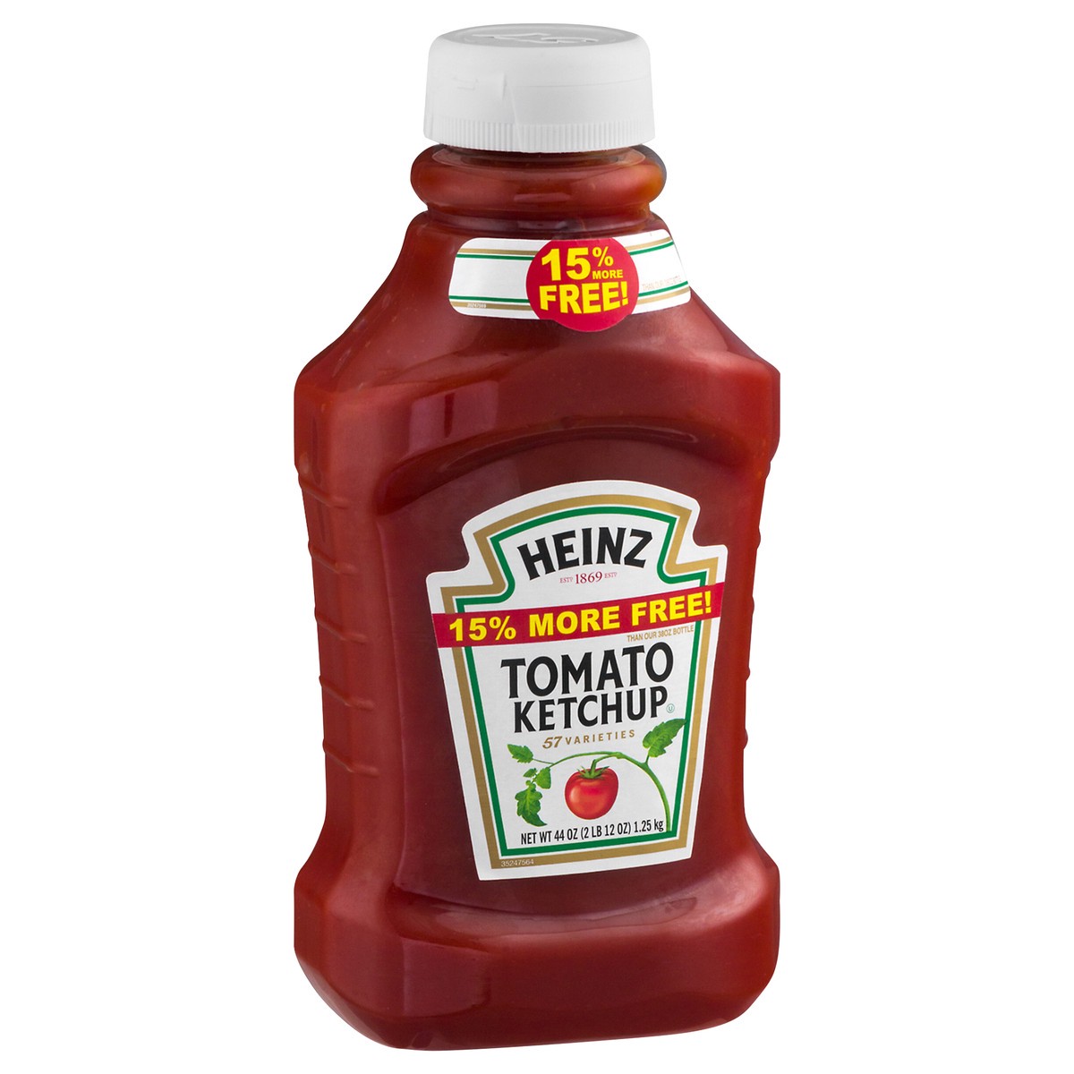 slide 10 of 13, Heinz Tomato Ketchup Easy Squeeze Bottle, 44 oz