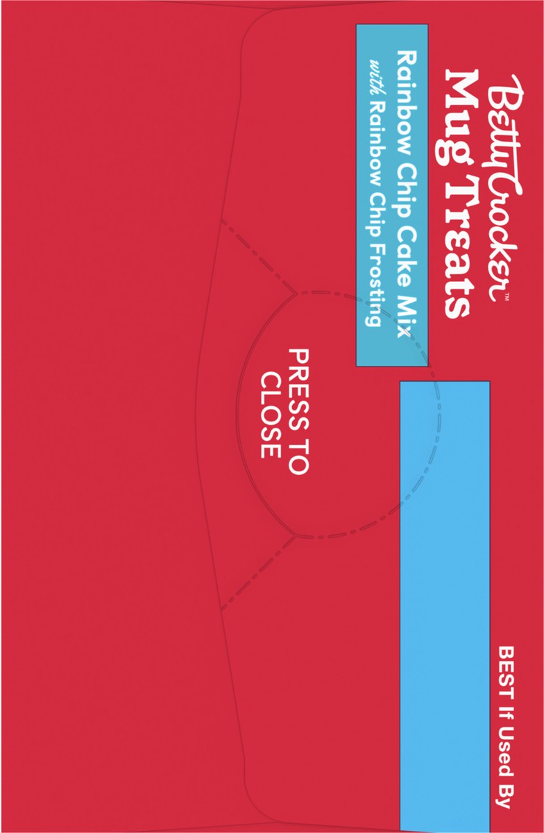 slide 7 of 9, Betty Crocker Mug Treats Rainbow Chip Cake Mix with Frosting, 4 Servings, 13.9 oz., 4 ct; 13.9 oz