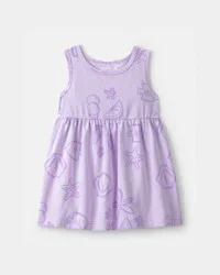 Carters Baby Girl Sea Animal Sleeveless Dress - Purple Lavender 24M