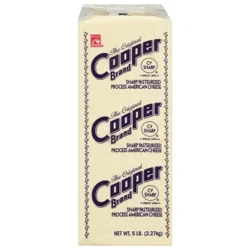 Cooper Deli Sharp White American Cheese (Regular Sliced)