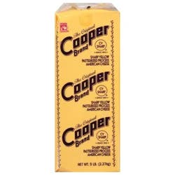 Cooper Deli Sharp Yellow American Cheese (Regular Sliced)