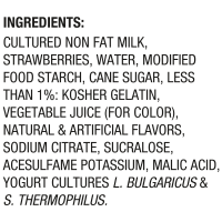 slide 4 of 29, Light + Fit Dannon Light + Fit Regular Nonfat Yogurt, Strawberry, Gluten-Free, 32 oz., 32 oz