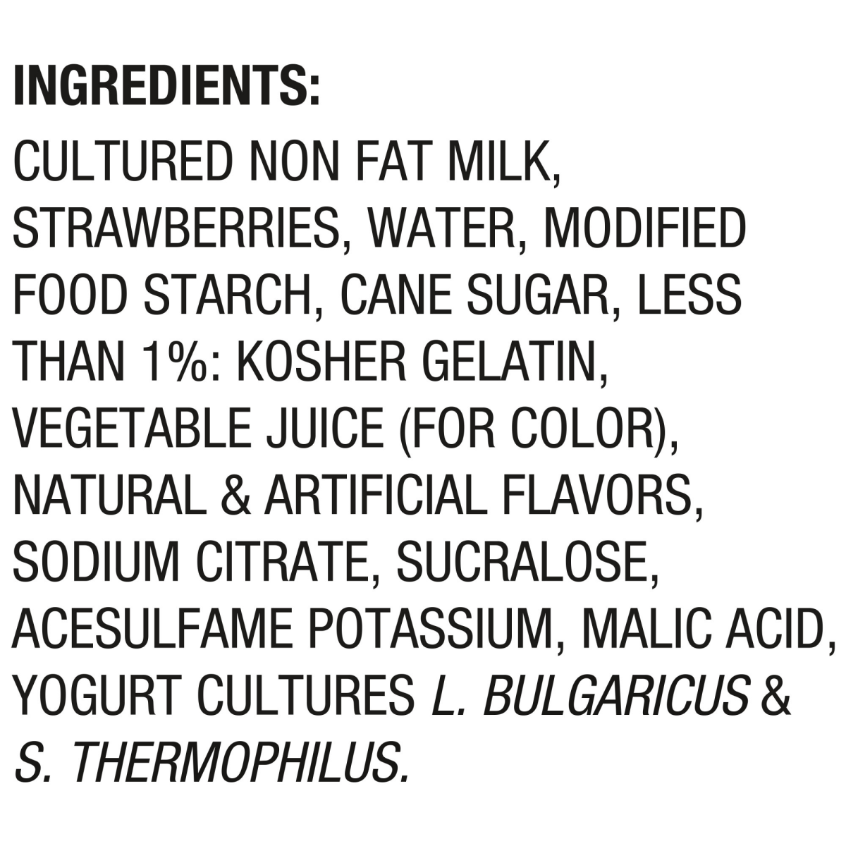 slide 15 of 29, Light + Fit Dannon Light + Fit Regular Nonfat Yogurt, Strawberry, Gluten-Free, 32 oz., 32 oz