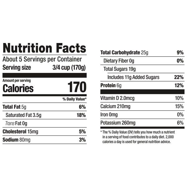 slide 10 of 29, Dannon Vanilla Whole Milk Yogurt, Good Source of Calcium and Protein with the Rich and Creamy Taste of Vanilla Yogurt, 32 OZ Quart, 32 oz