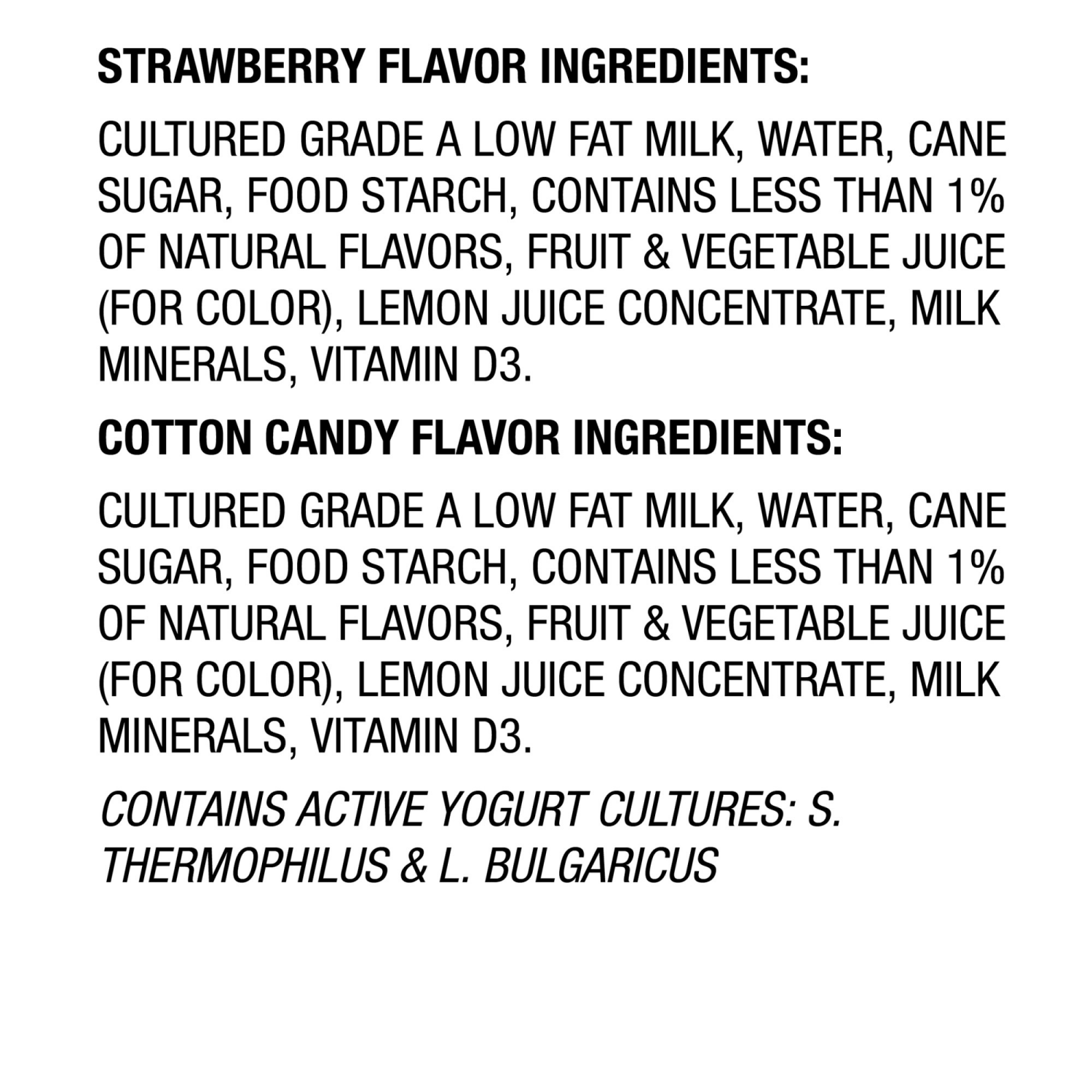 slide 3 of 5, Danimals Smoothie Strawberry Explosion and Cotton Candy Dairy Drink Multi-Pack, 12 Ct, 3.1 OZ Smoothie Bottles, 12 ct