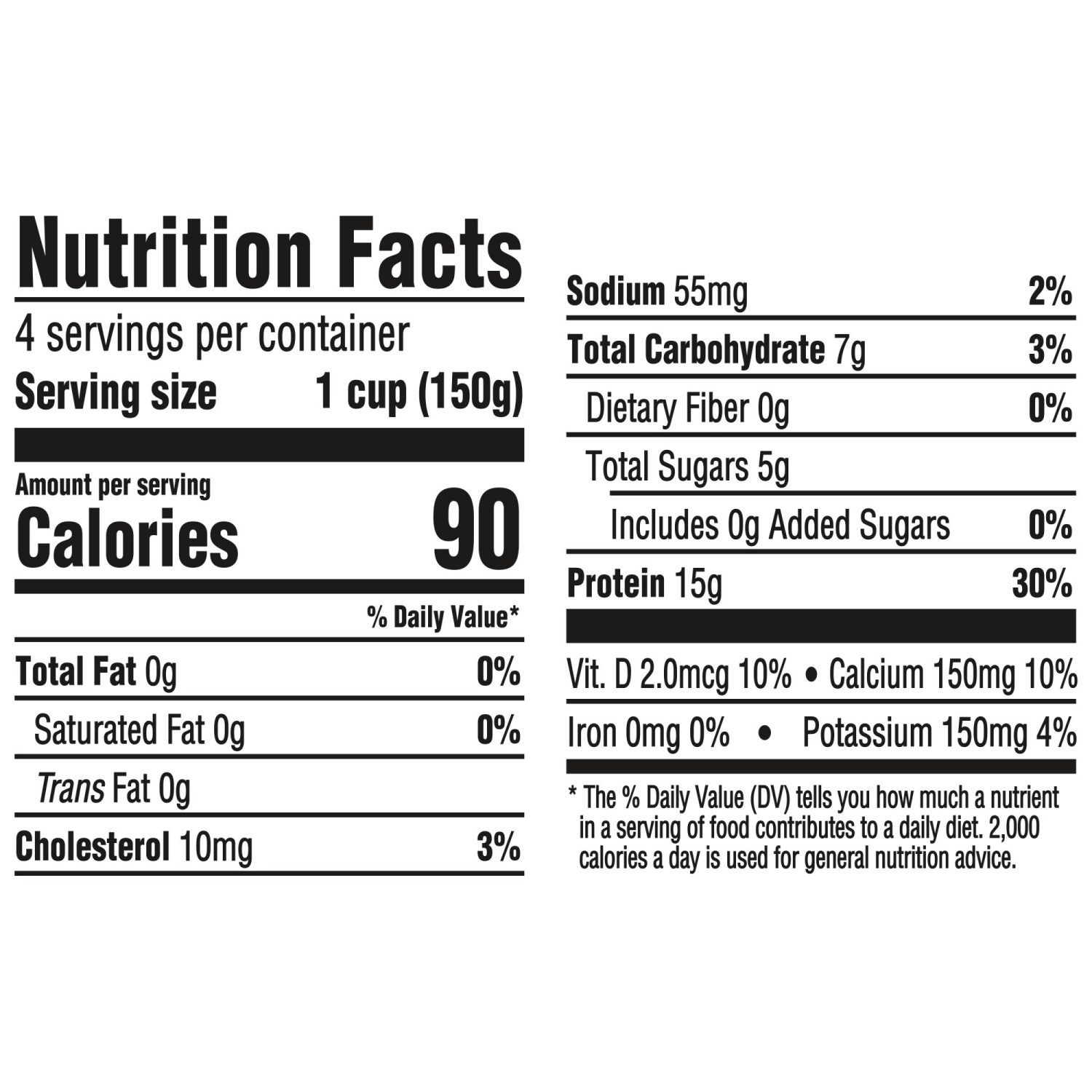 slide 7 of 8, Oikos Peach 15g Protein, 0g Added Sugar, Nonfat Greek Yogurt Pack, 4 Ct, 5.3 OZ Cups, 4 ct