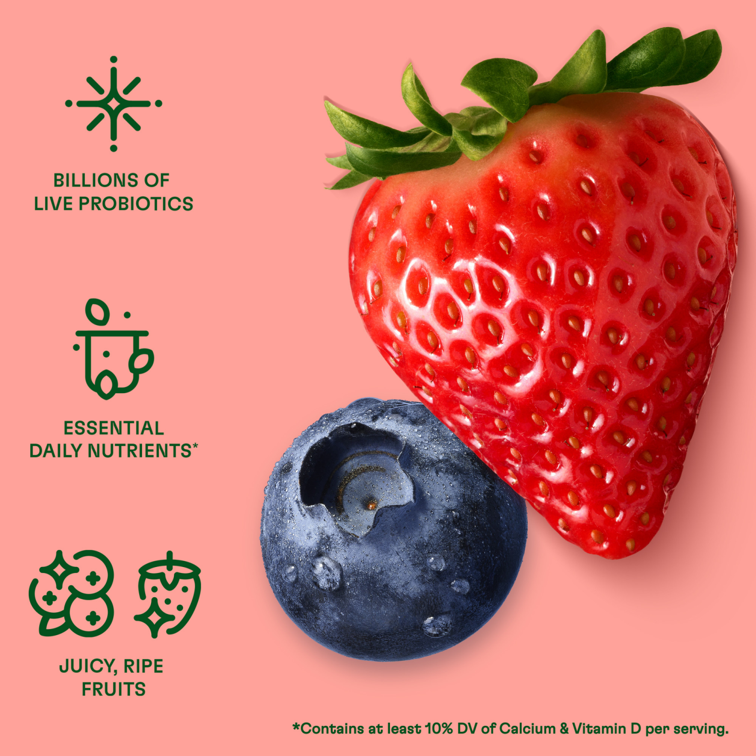 slide 4 of 8, Activia Strawberry and Blueberry Probiotic Yogurt, Lowfat Yogurt Cups, 4 OZ, 12 CT, 12 ct