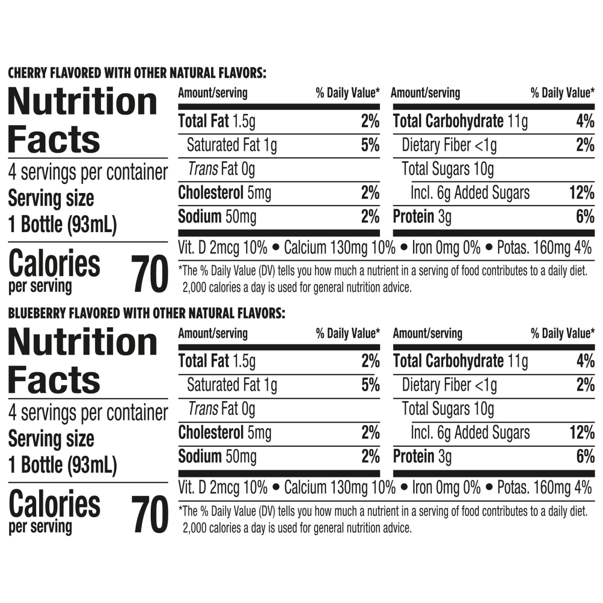 slide 29 of 29, Activia Probiotic Dailies Blueberry and Cherry Lowfat Yogurt Drinks, Delicious Daily Probiotic Yogurt Drinks to Help Support Gut Health, 8 Ct, 3.1 FL OZ, 3.10 fl oz