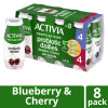 slide 27 of 29, Activia Probiotic Dailies Blueberry and Cherry Lowfat Yogurt Drinks, Delicious Daily Probiotic Yogurt Drinks to Help Support Gut Health, 8 Ct, 3.1 FL OZ, 3.10 fl oz