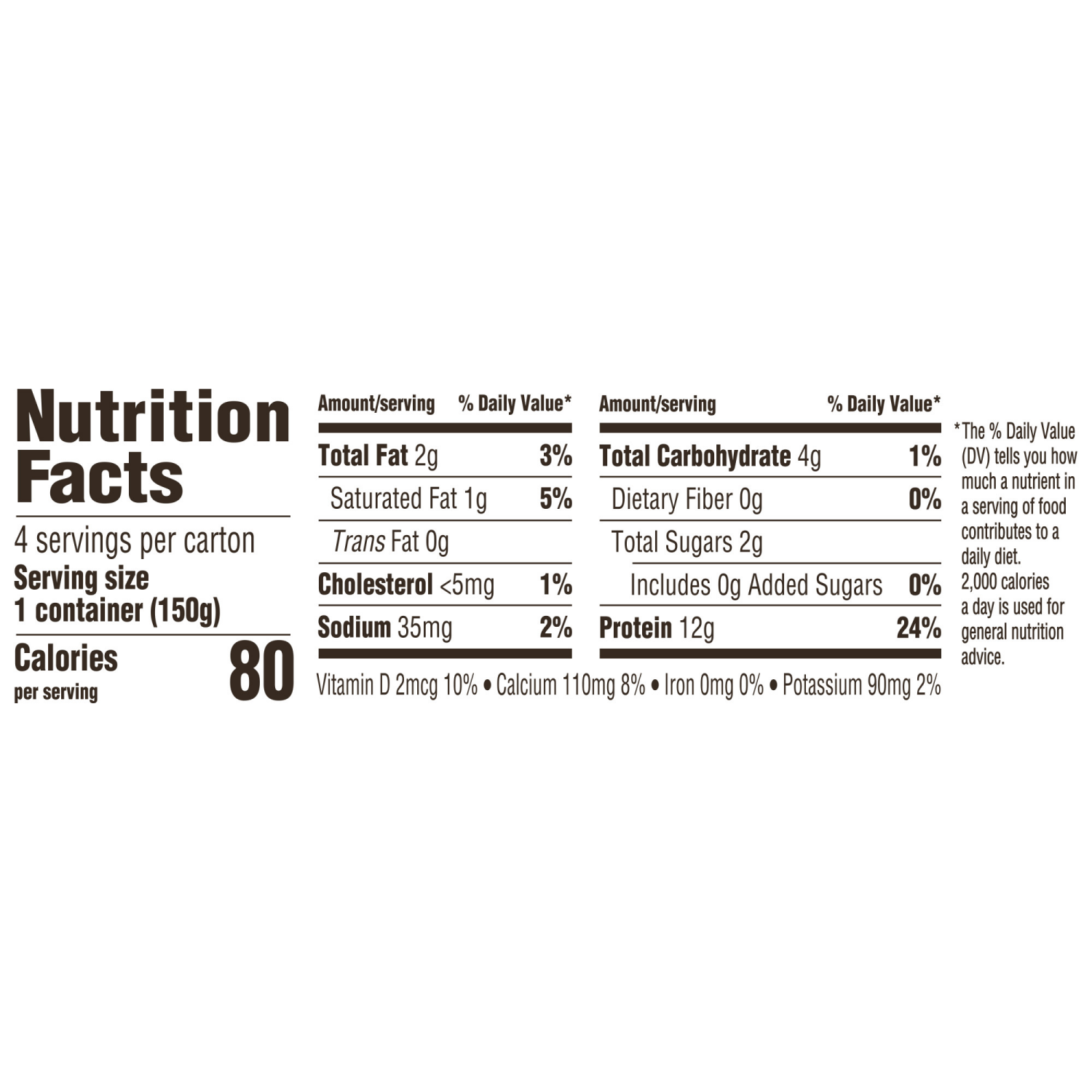 slide 5 of 5, Too Good & Co. Mixed Berry Flavored Lower Sugar, Low Fat Greek Yogurt Cultured Product, 4 Count, 5.3 OZ Cups, 4 ct