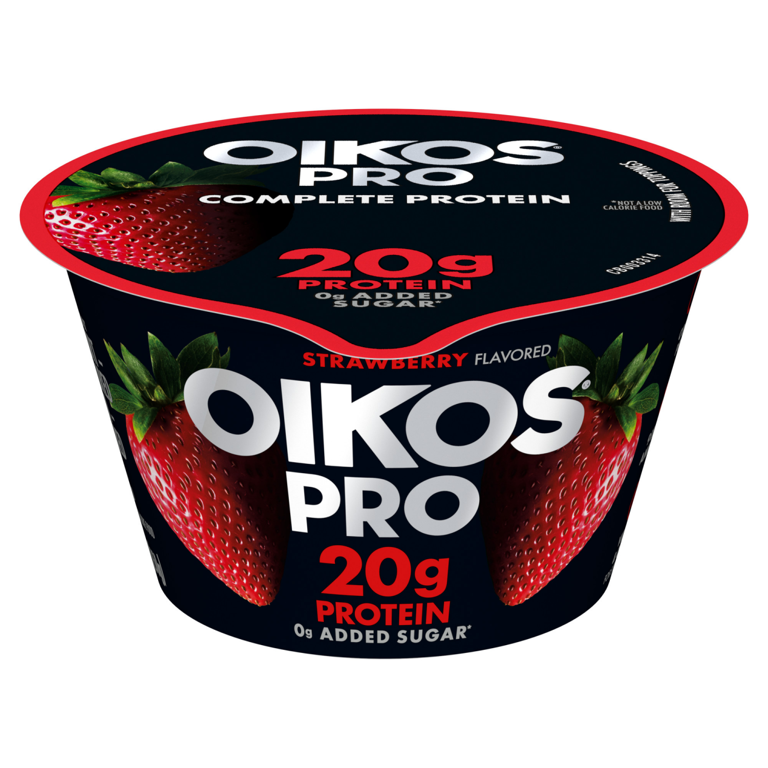 slide 4 of 8, Oikos Pro 20g Protein, Strawberry Yogurt-Cultured Dairy Product, 5.3 OZ Cup, 5.3 oz