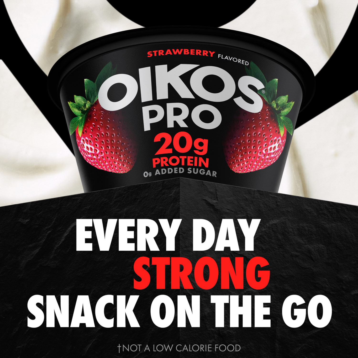 slide 6 of 8, Oikos Pro 20g Protein, Strawberry Yogurt-Cultured Dairy Product, 5.3 OZ Cup, 5.3 oz