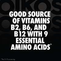 slide 21 of 29, Oikos Pro Shots Strawberry Dairy Drink, 10g of Protein, 0g Added Sugar, Convenient High Protein Snack, 6ct, 3.1 FL OZ Bottle, 3.10 fl oz