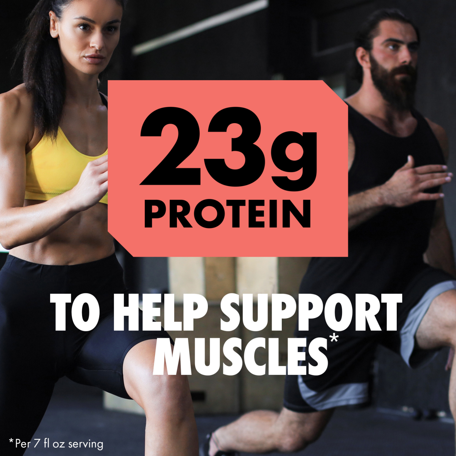 slide 8 of 8, Oikos Pro Strawberry Banana Cultured Dairy Drink, 23g Protein, 7 Fl Oz Bottle, 7 fl oz