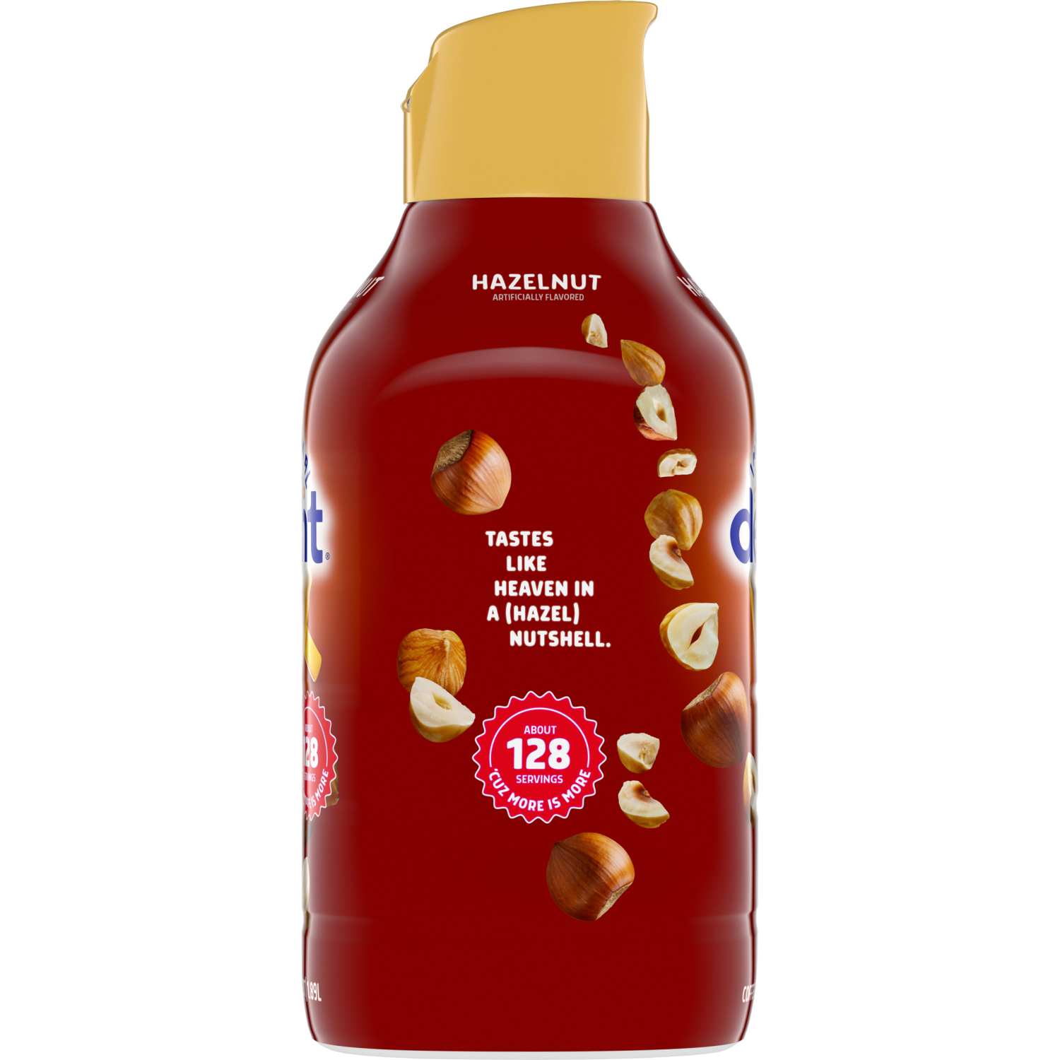 slide 2 of 5, International Delight Coffee Creamer, Hazelnut, 64 FL OZ Bottle, 64 fl oz