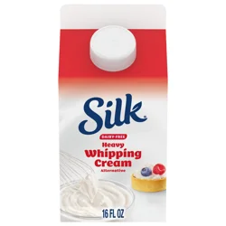Silk Heavy Whipping Cream Alternative, Dairy Free, Gluten Free,16 FL OZ Carton
