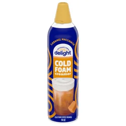 International Delight Cold Foam Coffee Creamer, Caramel Macchiato, 14 OZ Can