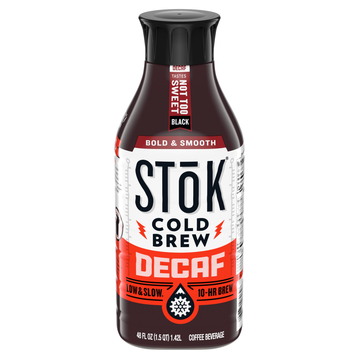 slide 4 of 8, SToK Decaf Not Too Sweet Cold Brew Coffee - 48 fl oz, 48 fl oz