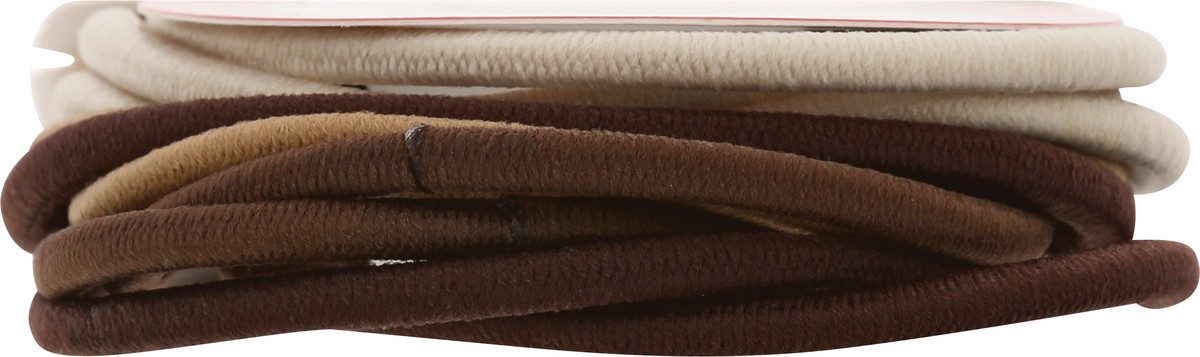 slide 5 of 8, scünci Nylon Extra Thick Elastics Brown/Blonde, 10 ct