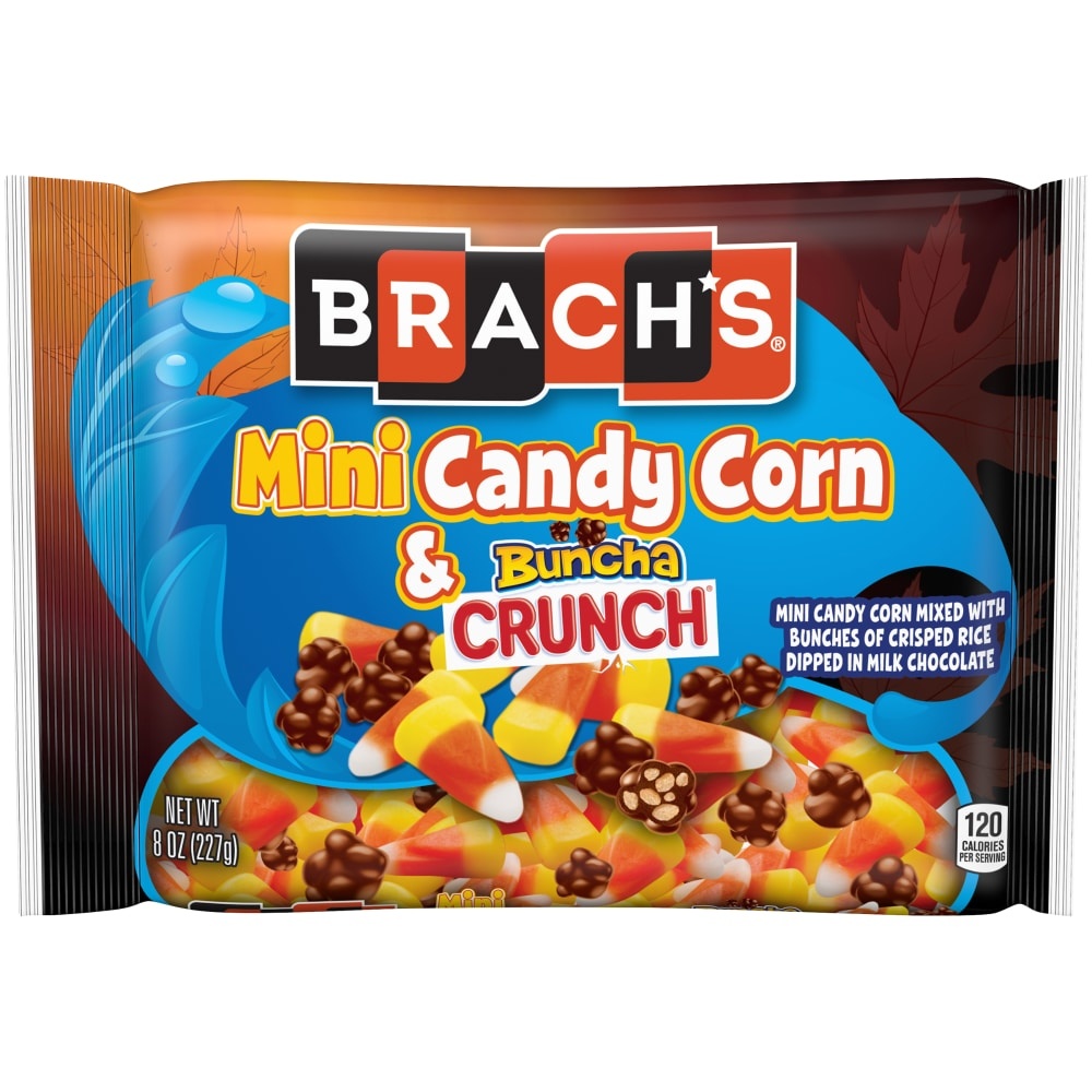 slide 1 of 1, Brach's Halloween Mini Candy Corn & Buncha Crunch, 8 oz