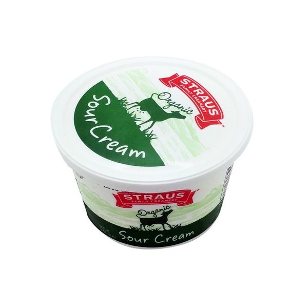 slide 1 of 1, Straus Family Creamery Og2 Straus Sour Cream, 16 oz