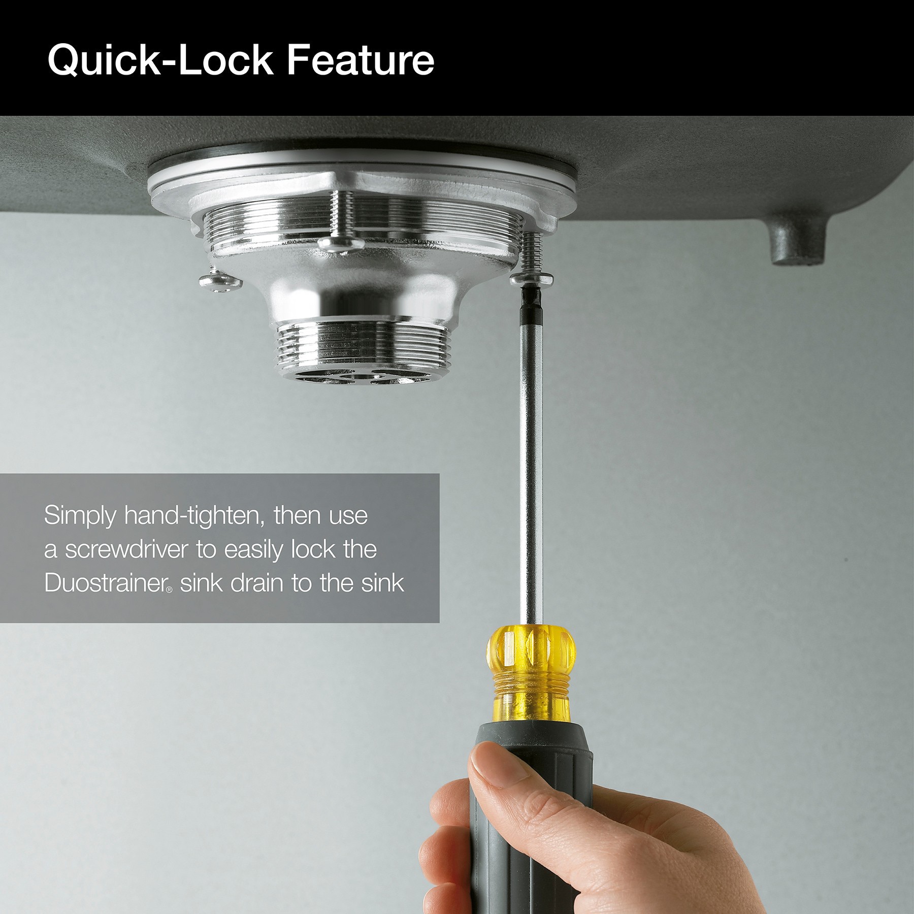 slide 6 of 6, KOHLER 4.5-in Brass Strainer, 1 ct