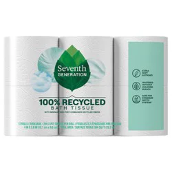 Seventh Generation Toilet Paper Recycled Bath Tissue, 12 Rolls
