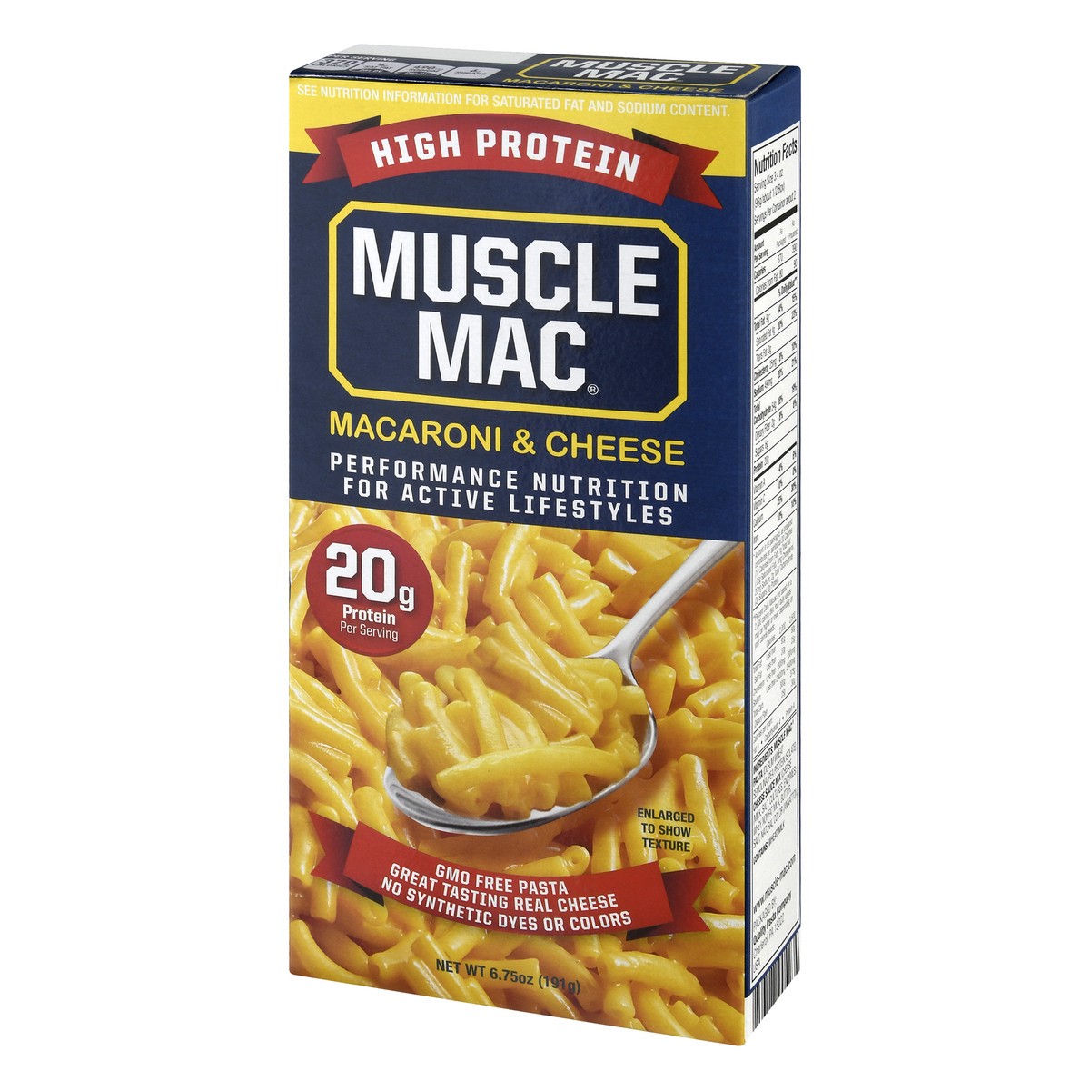 slide 5 of 9, Muscle Mac High Protein Macaroni & Cheese, 6.75 oz